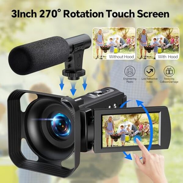 Découvrez notre test détaillé du caméscope vidéo 5K avec vision nocturne et stabilisateur. Performances, fonctionnalités et verdict complet pour bien choisir.