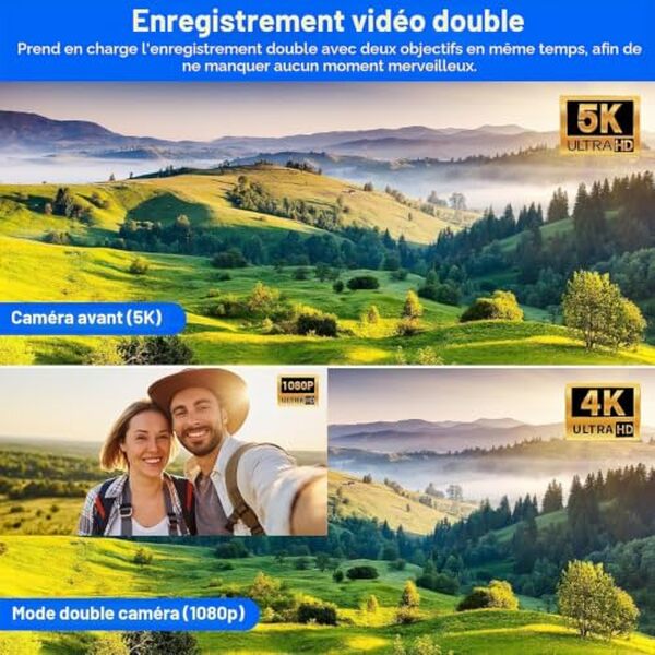 Découvrez notre test détaillé de cette caméra vidéo 5K équipée d'un double objectif et d'un zoom 16X. Performances, qualité d'image et fonctionnalités analysées.