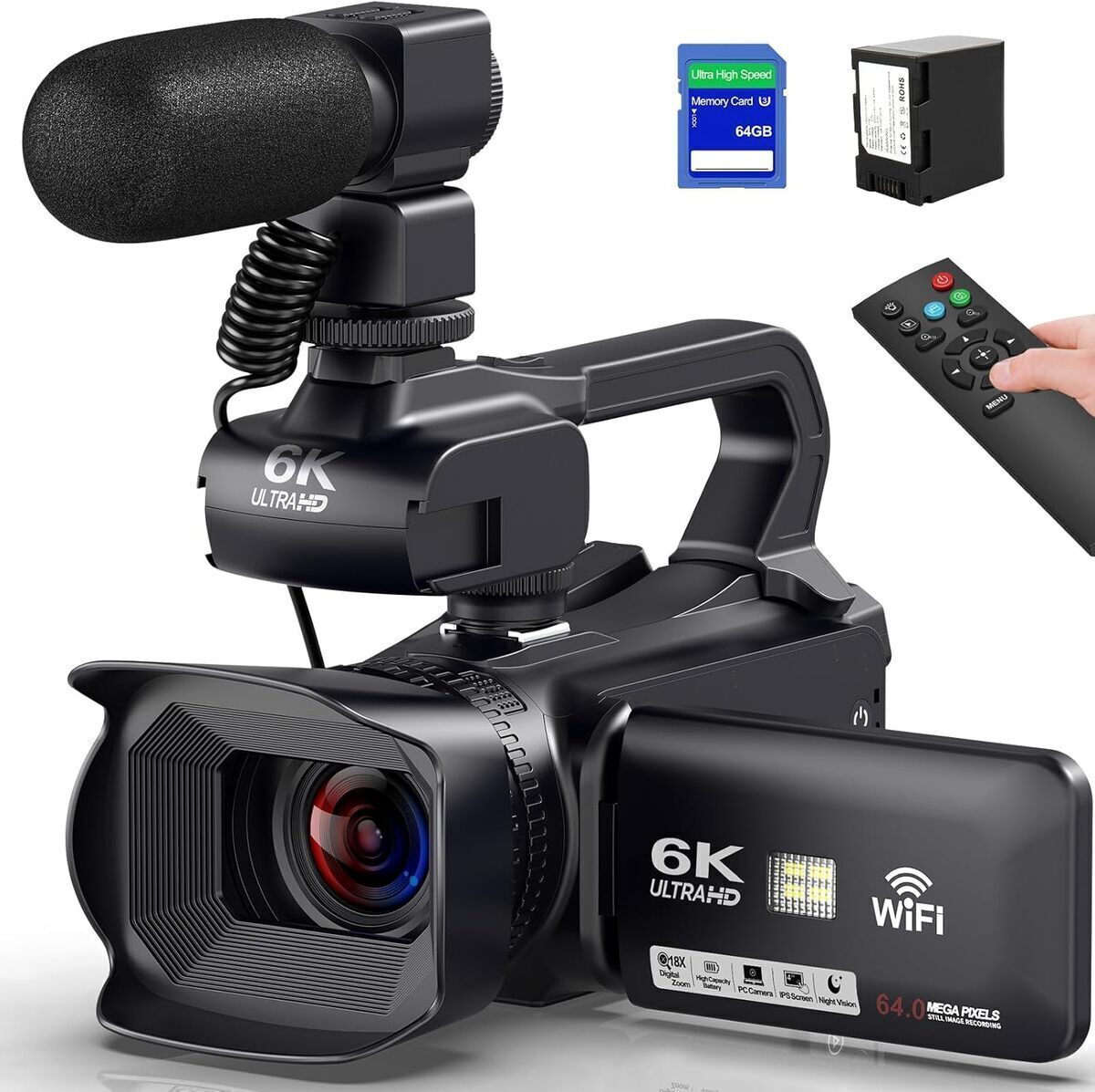 Test caméscope 6K pour vlogging : qualité et polyvalence