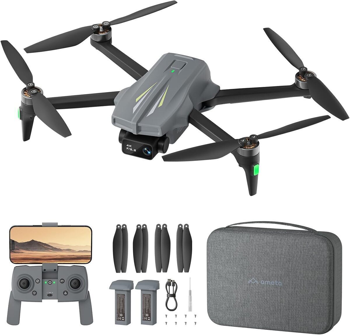 Test du drone Ameta S20 : caméra 4K et GPS, moins de 249g