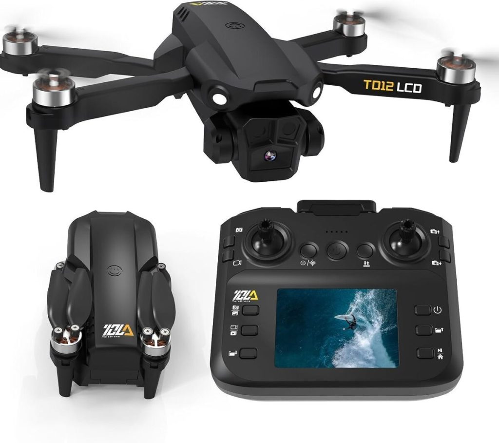 Test du drone Toladrone TD12LCD : performance 4K et écran LCD