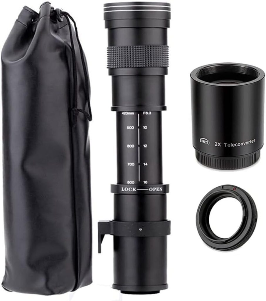 Test du téléobjectif JINTU 420-1600 mm pour reflex numériques
