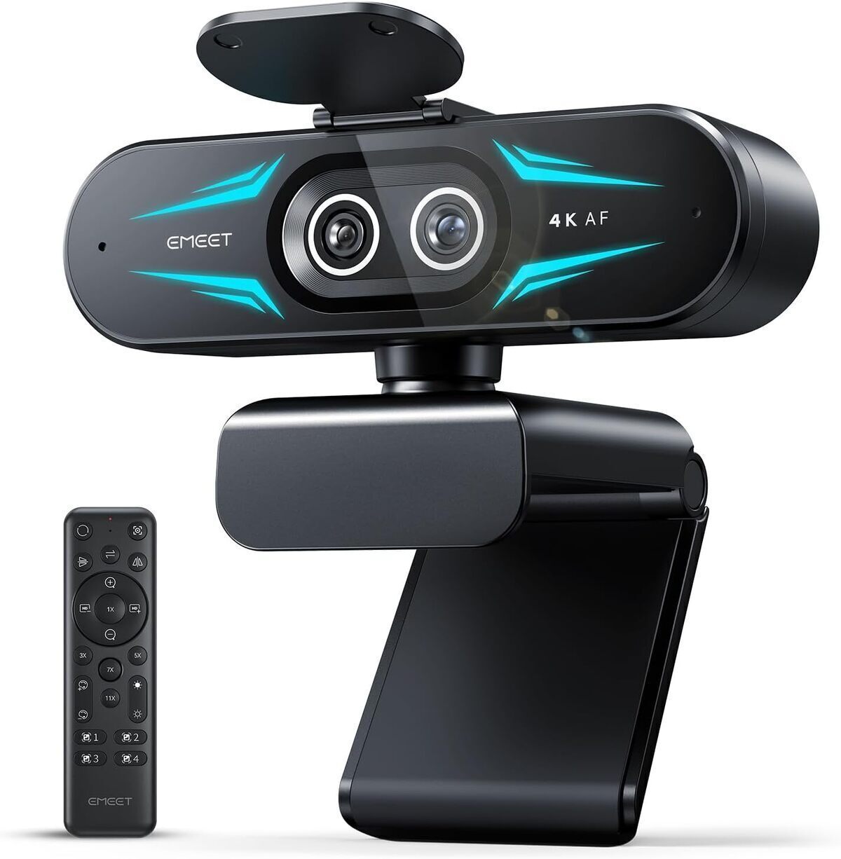 Test eMeet Webcam 4K C60E : double caméra et zoom hybride