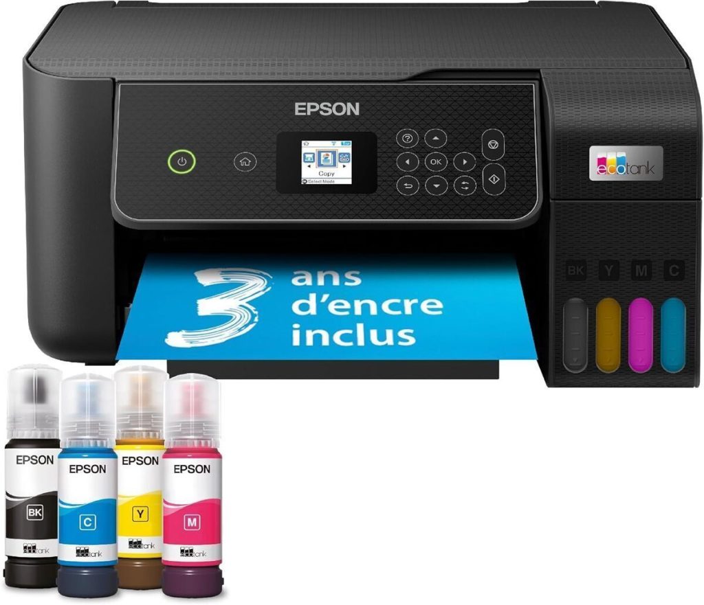 Test : epson EcoTank ET-2870, l'imprimante à réservoirs d'encre complète