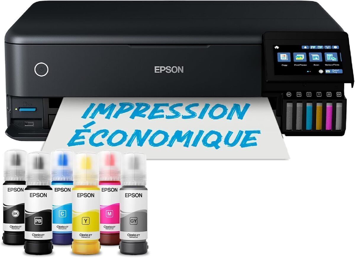 Test : imprimante photo Epson EcoTank ET-8550 Wi-Fi