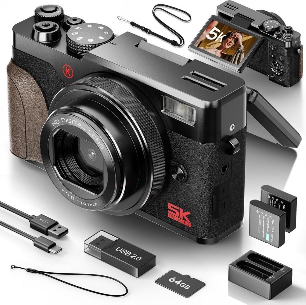 Test : nBD appareil photo numérique 5K avec zoom 18x et écran orientable