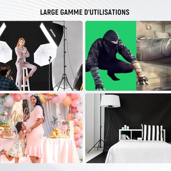 Découvrez notre test complet du kit d'éclairage continu Neewer 24W pour la photographie : performances, avantages et recommandations pour les photographes.