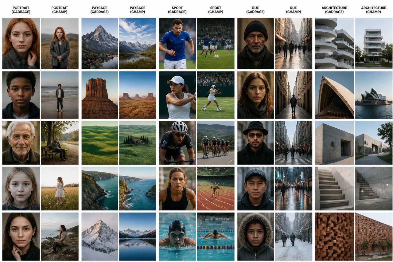 Cas pratiques : portrait, paysage, sport, rue, architecture Cas pratiques : portrait, paysage, sport, rue, architecture