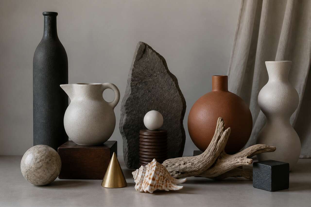 Construire la scène : choix des objets, fond et composition Construire la scène : choix des objets, fond et composition