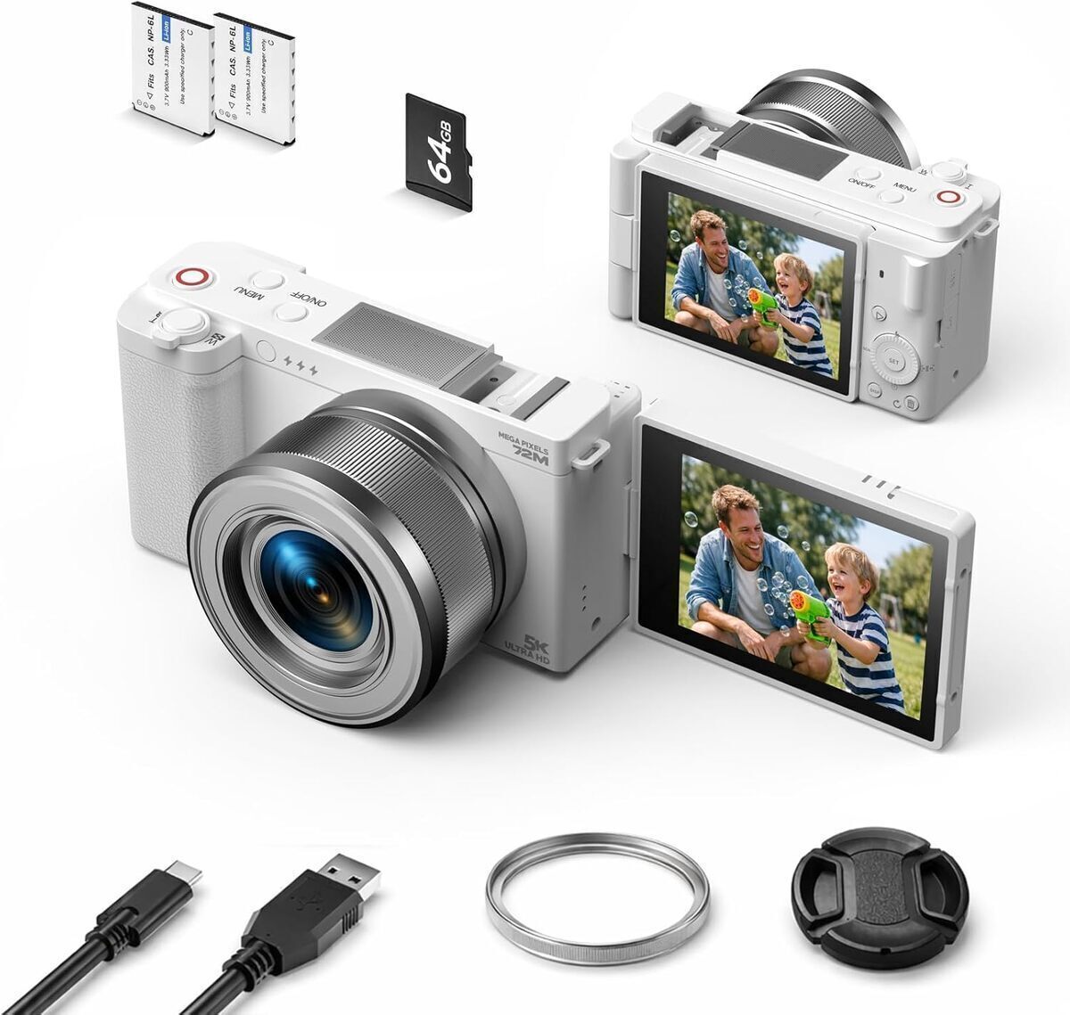 Test : appareil photo numérique 5K compact avec zoom optique et écran orientable