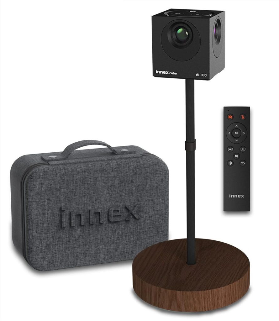 Test : caméra de visioconférence Innex Cube à 360 degrés