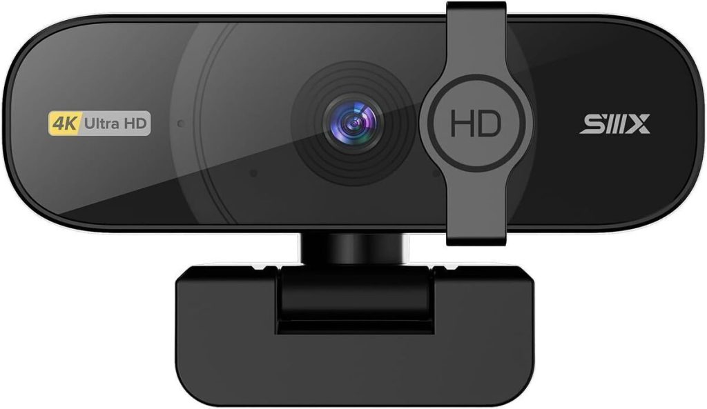 Test de la webcam SIIIX 4K Ultra HD : performance et confidentialité