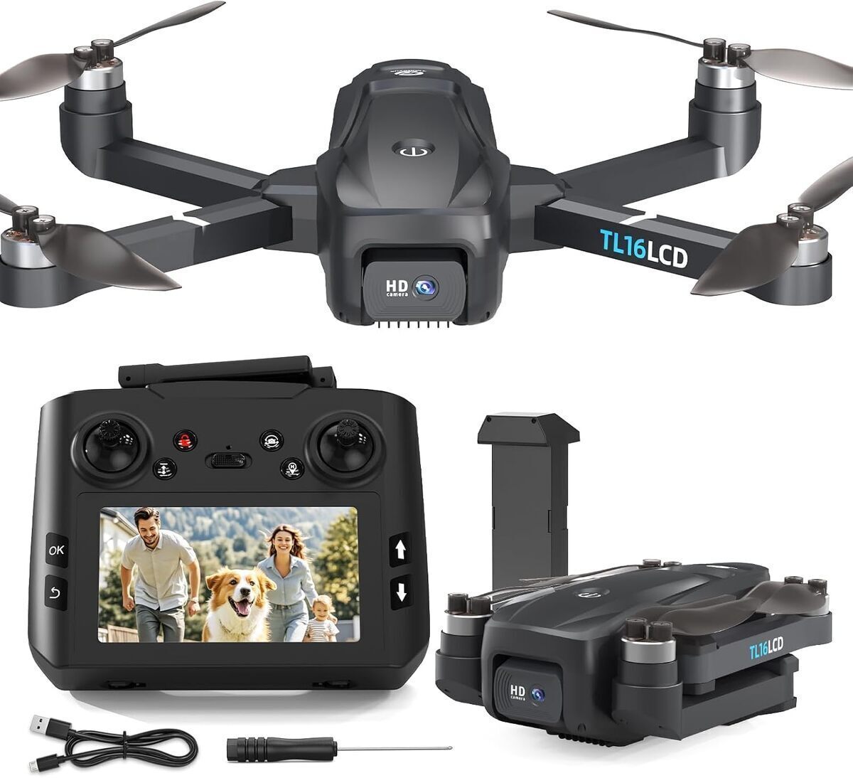 Test du drone Tolatoyus TL16LCD : caméra 4K et fonctions avancées