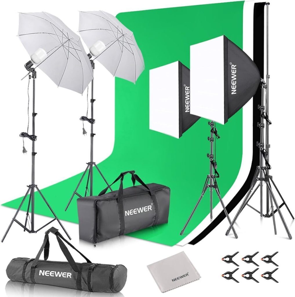 Test : kit d'éclairage continu Neewer 24W pour photographie
